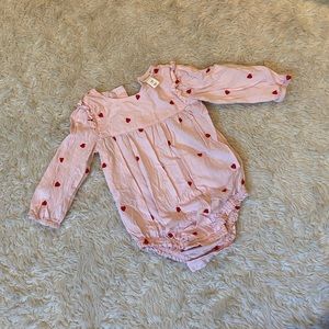Cat & Jack romper Valentines - 18m